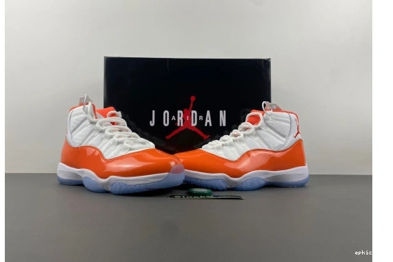 Rep EP 002 378037- JORDAN 11  ORANGE 378037- RETRO 002 0302